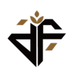 Diamond Flora Beauty Spa official logo in black and gold